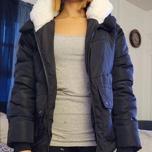 Anna Cai Black Puffer Jacket